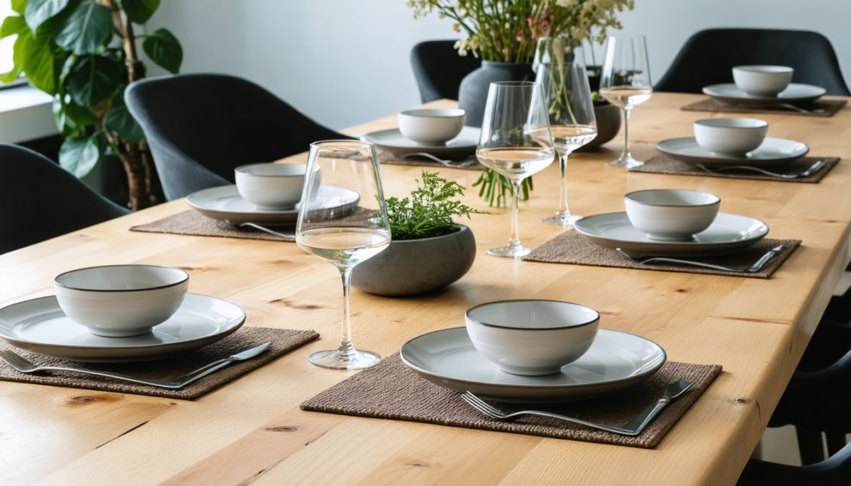 découvrez nos astuces pratiques pour déguster un repas sur une table en bois sans nappe tout en la protégeant efficacement des taches et des rayures.