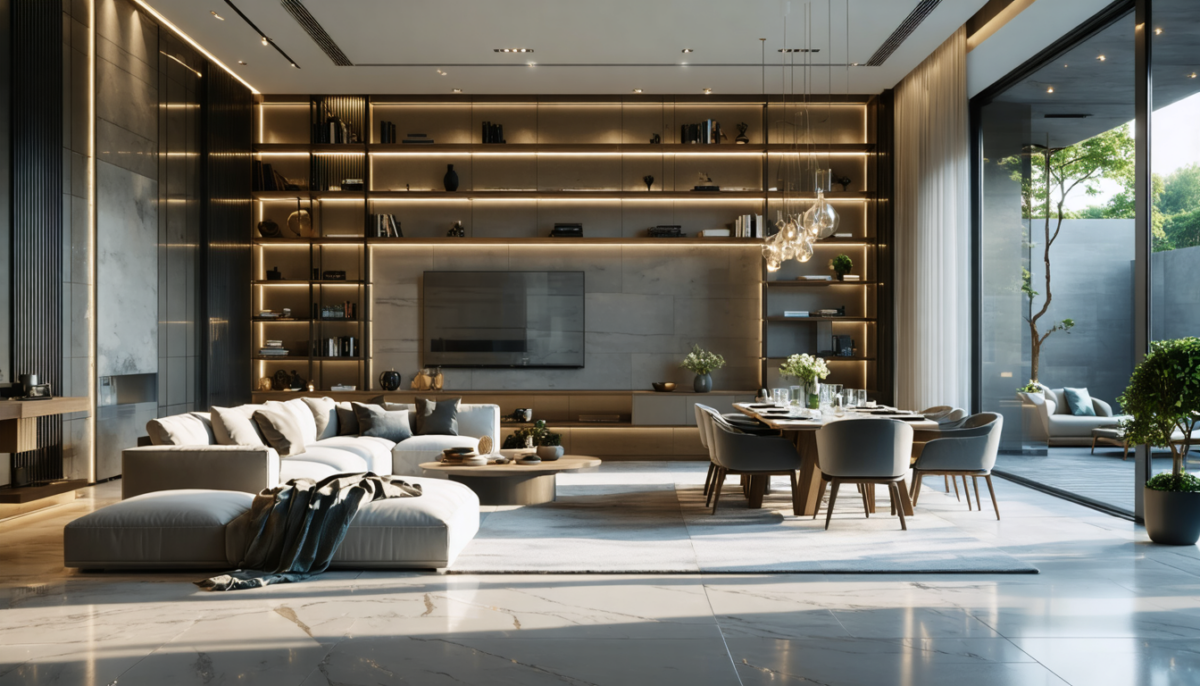 ideo intérieur vous accompagne dans la création d'un aménagement intérieur sur-mesure, alliant design, fonctionnalité et optimisation de votre espace pour un intérieur unique.