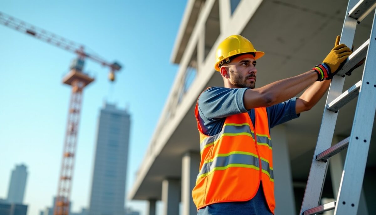 Les bonnes pratiques pour utiliser un escabeau en toute sécurité sur un chantier